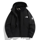 کاپشن دو پوش پلار دار دو قلو (گورتکس) مارک North face کد 99699