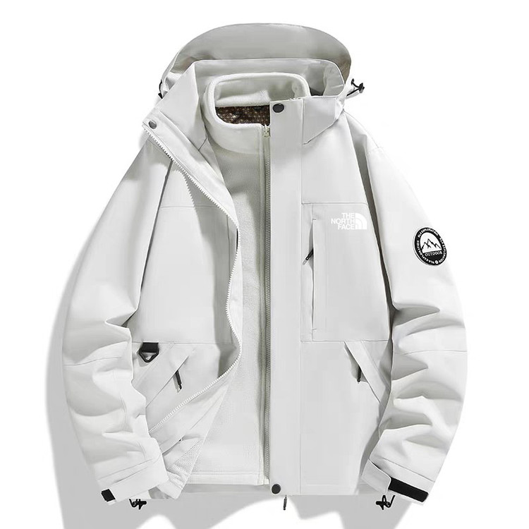کاپشن دو پوش پلار دار دو قلو (گورتکس) مارک North face کد 99699