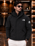 کاپشن دو پوش پلار دار دو قلو (گورتکس) مارک North face کد 99699